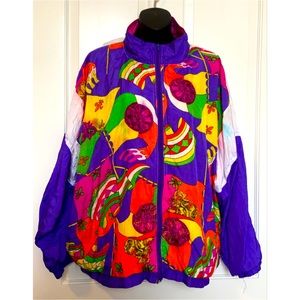 Retro Hip Hop Inspired 90s Windbreaker 💕